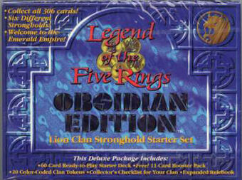 ■Legend of the Five Rings （L5R）CCG セット Obsidian Edition CCG set | L5r: Legend of the Five Rings