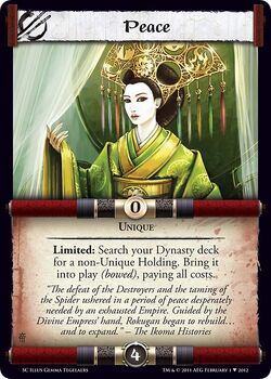 Peace at Any Cost - Legend of the Five Rings Wiki