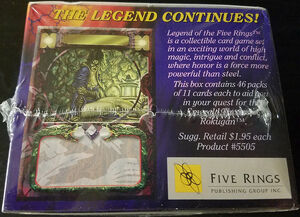 Crystal Katana L5R Legend of the Five Rings CCG Anvil of Despair