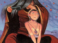 Young Naseru with his mother, 