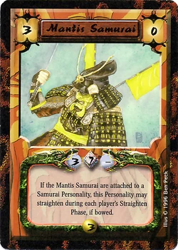 Mantis Samurai/card | L5r: Legend of the Five Rings Wiki | Fandom
