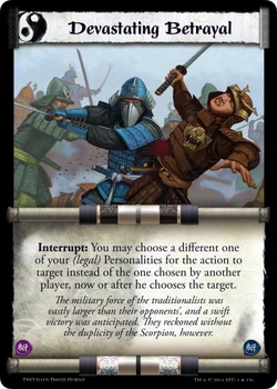 Devastating Betrayal/card | L5r: Legend of the Five Rings Wiki | Fandom