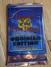Obsidian Edition CCG set | L5r: Legend of the Five Rings Obsidian Edition CCG set | L5r: Legend of the Five Rings