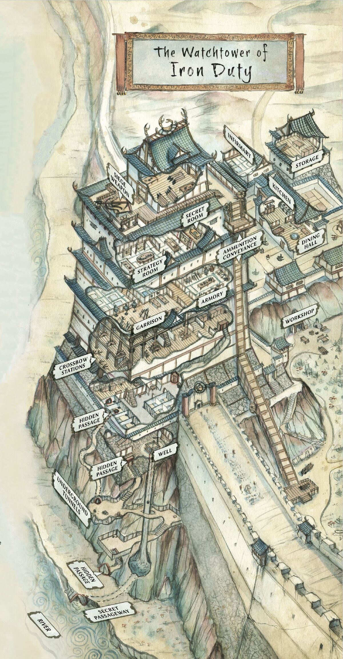 【国内正規総代理店アイテム】 of Watchtower Iron Wiki Rings Five the of Legend L5r: | Duty 地図・旅行ガイド