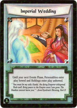 Imperial Wedding/card | L5r: Legend of the Five Rings Wiki | Fandom