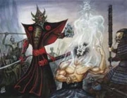 Hakai casting a deadly spell