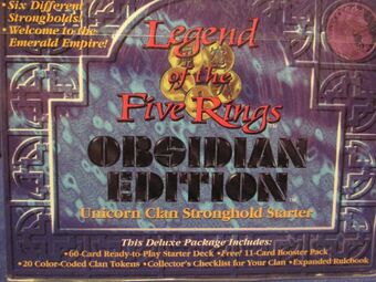 Obsidian Edition CCG set | L5r: Legend of the Five Rings