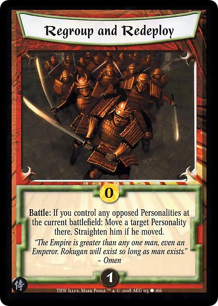 Regroup and Redeploy/card | L5r: Legend of the Five Rings Wiki | Fandom