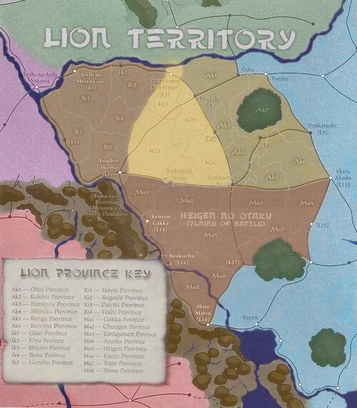 Lion Clan Provinces