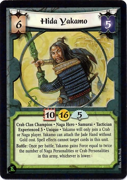 Hida Yakamo Exp3/card | L5r: Legend of the Five Rings Wiki | Fandom