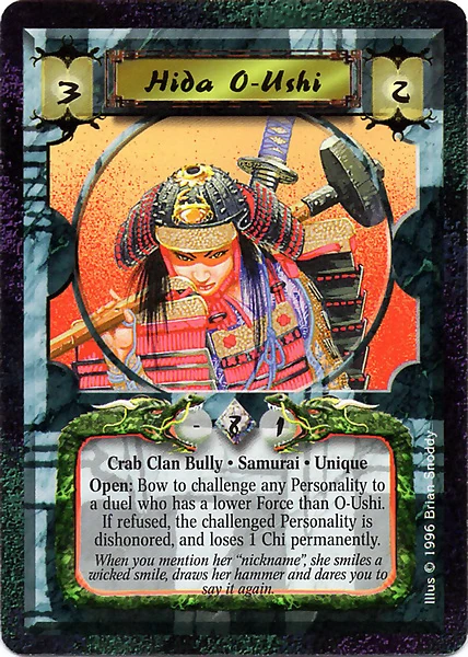 Hida O-Ushi/card | L5r: Legend of the Five Rings Wiki | Fandom