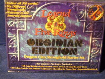 Obsidian Edition CCG set | L5r: Legend of the Five Rings Obsidian Edition CCG set | L5r: Legend of the Five Rings