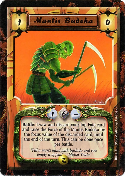 Mantis Budoka/card | L5r: Legend of the Five Rings Wiki | Fandom
