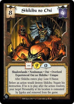 Shikibu no Oni Exp/card | L5r: Legend of the Five Rings Wiki | Fandom