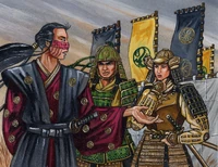 Paneki giving Uso's order to Junnosuke