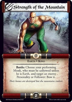 Strength of the Mountain/card | L5r: Legend of the Five Rings Wiki | Fandom Strength of the Mountain/card | L5r: Legend of the Five Rings Wiki | Fandom
