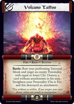 Volcano Tattoo/card | L5r: Legend of the Five Rings Wiki | Fandom