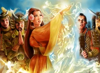 Katsuko calls upon the dead