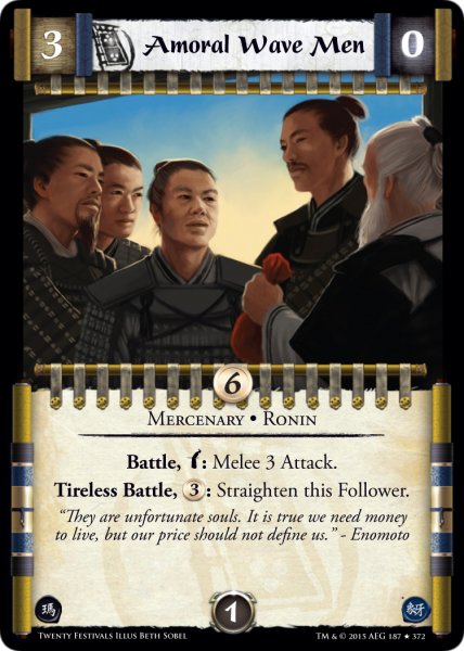 Legend of the Five Rings L5R CCG TF Twenty Festivals Bisento