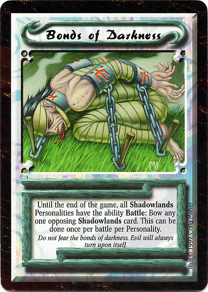 品揃え豊富で Bonds of Wiki Rings Five the of Legend L5r: | Darkness/card 洋楽