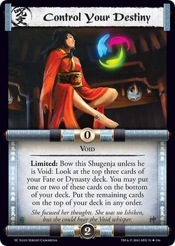 Control Your Destiny/card | L5r: Legend of the Five Rings Wiki | Fandom