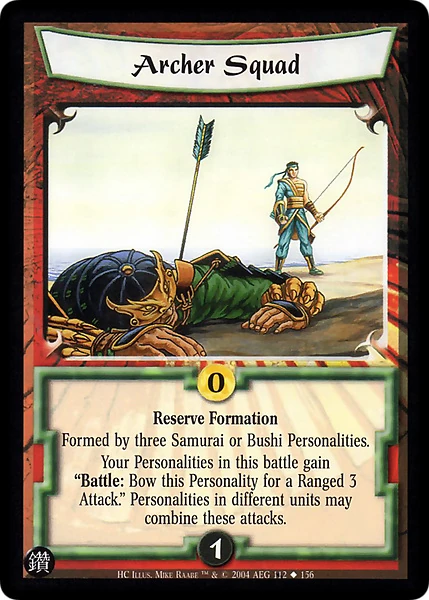 Archer Squad/card | L5r: Legend of the Five Rings Wiki | Fandom Archer Squad/card | L5r: Legend of the Five Rings Wiki | Fandom