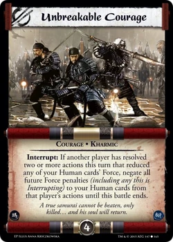 Unbreakable Courage/card | L5r: Legend of the Five Rings Wiki | Fandom