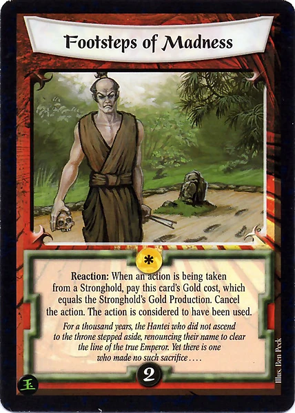 Footsteps of Madness/card | L5r: Legend of the Five Rings Wiki | Fandom Footsteps of Madness/card | L5r: Legend of the Five Rings Wiki | Fandom