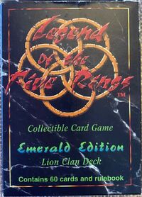 Emerald Edition CCG set | L5r: Legend of the Five Rings Wiki