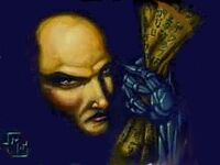 Hitomi holding the 12th Black Scroll