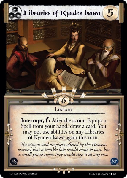 Libraries Of Kyuden Isawacard L5r Legend Of The Five Rings Wiki Fandom 