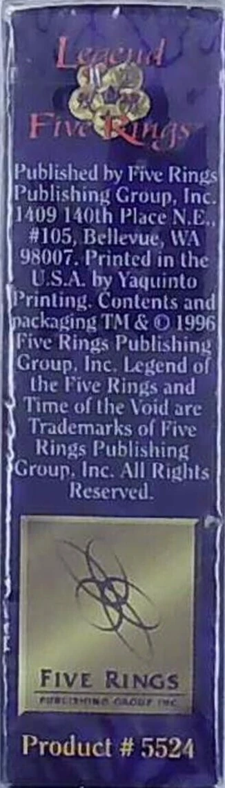 Time of the Void CCG set | L5r: Legend of the Five Rings Wiki | Fandom