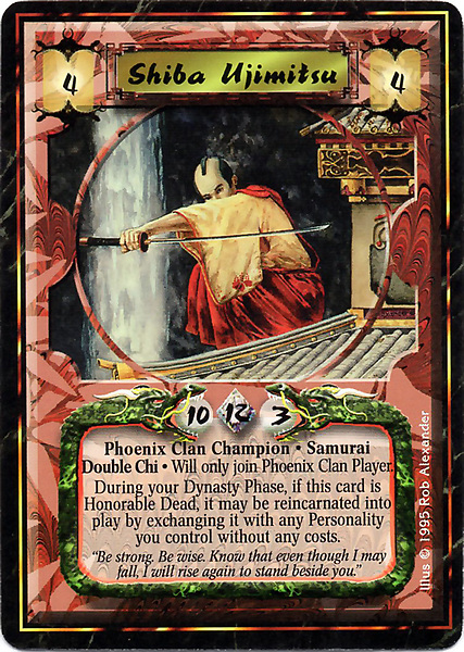 Shiba Ujimitsu/card | L5r: Legend of the Five Rings Wiki
