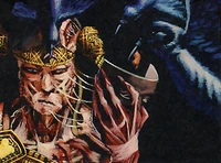 Zombie with porcelain mask