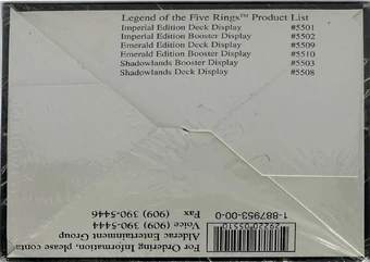 Emerald Edition CCG set | L5r: Legend of the Five Rings Wiki | Fandom