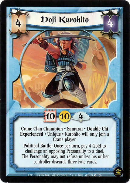Doji Kurohito Exp/card | L5r: Legend of the Five Rings Wiki | Fandom