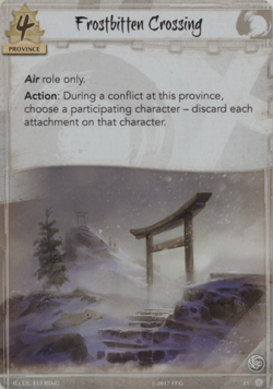 Legend Of The Five Rings L5R Alt Art Frostbitten Crossing