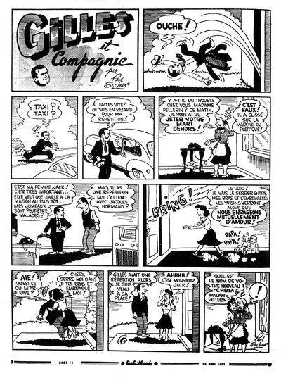 Gilles et Compagnie, Radiomonde du 23 juin 1951.