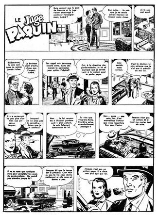 Le Juge Paquin - Le Nouvelliste traduction de Judge Parker de Dan Heilman 1957