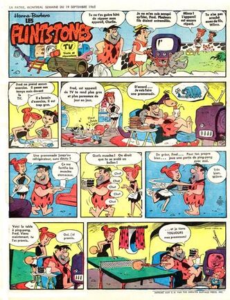 Les Flintstones - La Patrie du Dimanche traduction de The Flintstones de Hanna-Barbera 1965-1974