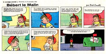 Bébert le Malin - Le Nouveau Journal traduction de Morty Meekle de Dick Cavalli