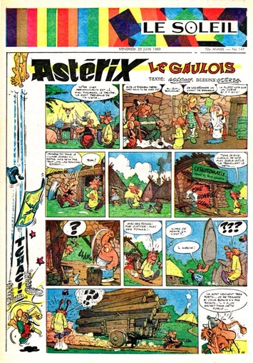 Soleil 20-6-69.jpg (160 kio) Le Soleil, couverture du cahier BD du 20 juin 1969