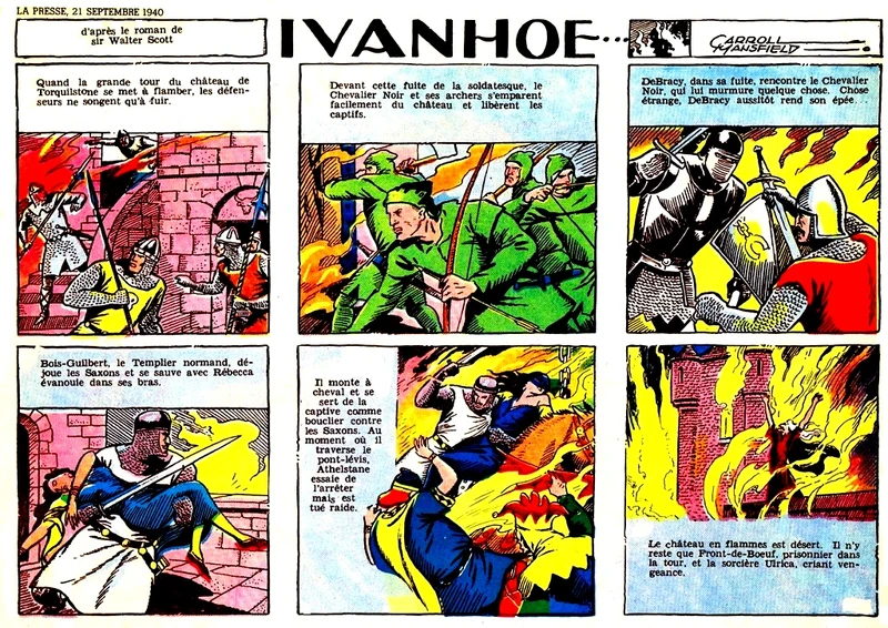 Ivanhoé, La Presse du 21 septembre 1940.