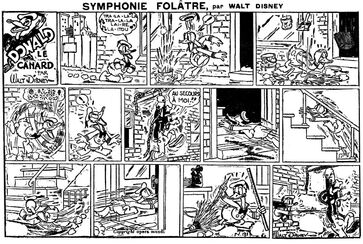 Donald le Canard - Le Petit Journal traduction de Silly Symphony Donald Duck (Silly Symphony) de Walt Disney 1936-1937