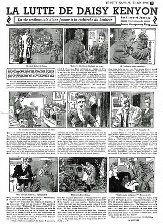 La Lutte de Daisy Kenyon - Le Petit Journal traduction de Daisy Kenyon de Elizabeth Janeway par James Montgomery Flag] 1946