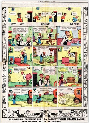 Mutt & Jeff - La Patrie du Samedi traduction de Mutt & Jeff de Bud Fisher 1927-1932