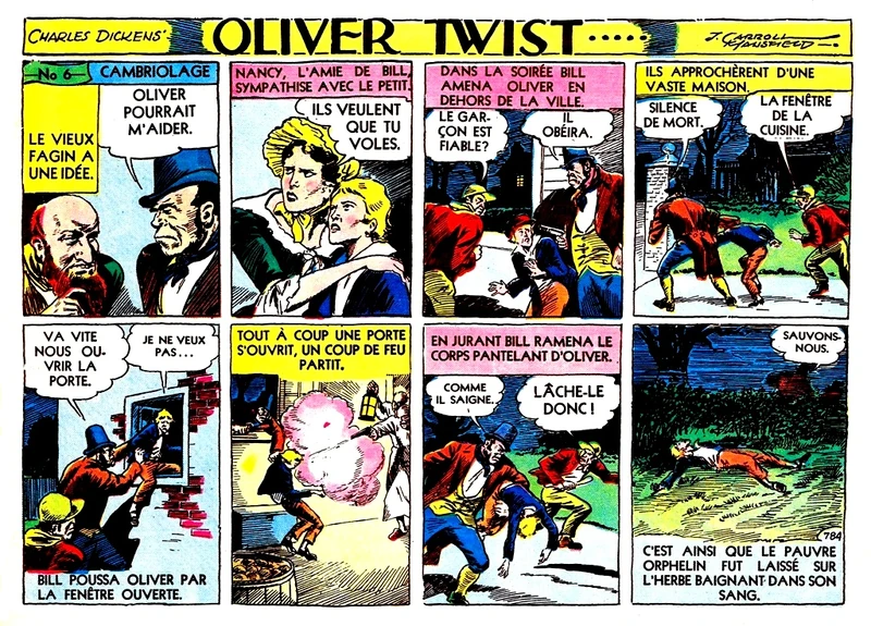 Oliver Twist, La Presse du 18 avril 1942.