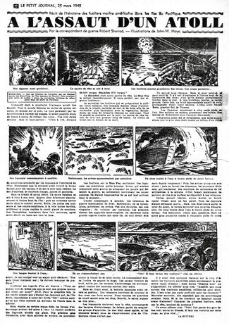 À l'Assaut d'un Atoll - Le Petit Journal traduction de Tarawa The Story of a Battle de Robert Sherrod par John W. Mayo 1945