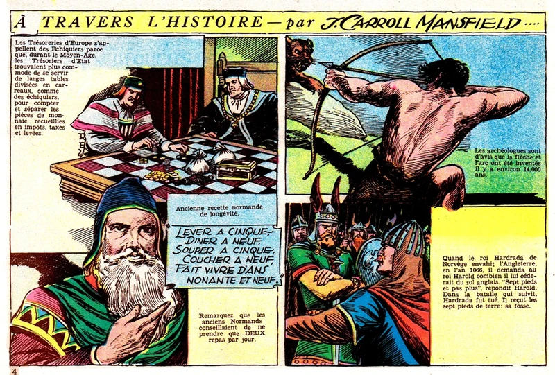 À Travers l'Histoire dans le journal La Presse du 19 août 1939.