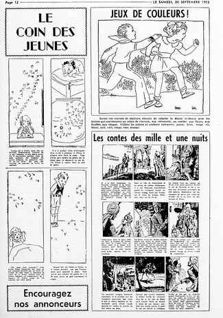 Les Contes des Mille et Une Nuits - Hebdo-Revue traduction de Tales from 1001 Nights de Philip Cole 1953